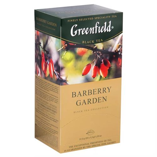 Чай черный 25 пак (Гринфилд) Барберри Гарден (конверт) (0710)