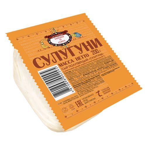 Сыр "Сулугуни" 200г 40% (Басни о сыре)