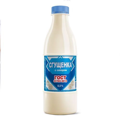 Молоко сгущенное 1020г 8,5%  пл/б СЗМЖ (Рудня)