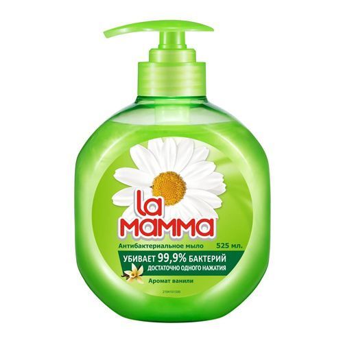 Антибактериальное мыло "La Mamma" Ваниль 525мл  (ASS525)