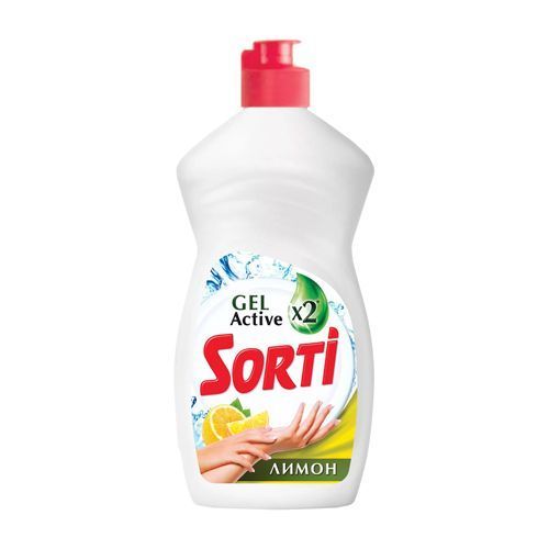 Средство для мытья посуды "Sorti" 450мл Лимон 
