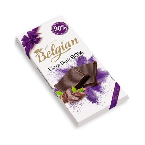 Шоколад горький 100г к/у (The Belgian) Какао 90%