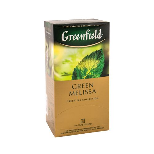 Чай зеленый 25 пак (Гринфилд) Мелисса (0435)
