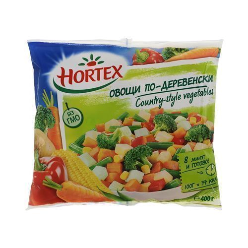 Заморозка овощи по-деревенски 400г (Хортекс)
