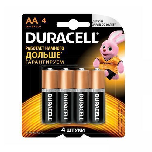 КАССА Батарейки "Duracell" LR6-4BL BASIC (AA)