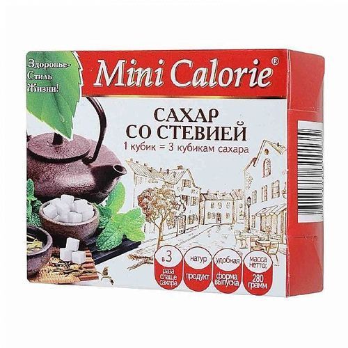 Сахар со стевией 280г к/у Прессованный (Диетпром)