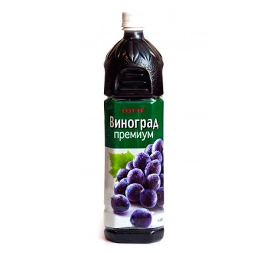 Сок "Лотте" 1.5л пл/б Виноград 80%