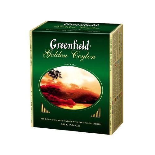 Чай черный 100 пак (Гринфилд) Голден цейлон (0581)