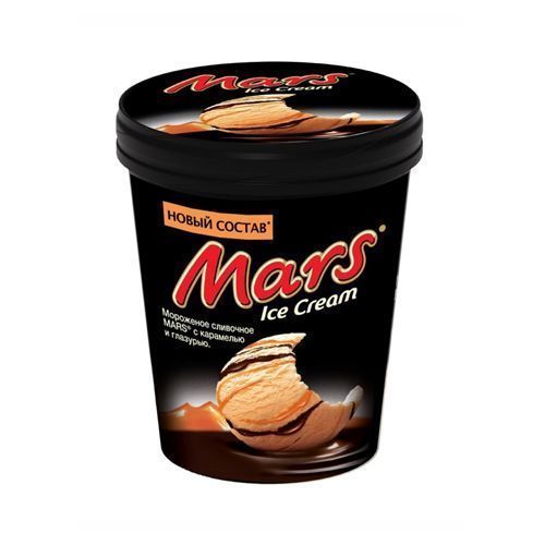 Мороженое 300г "Марс" (ведерко) БЗМЖ