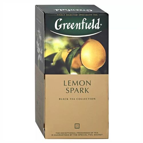 Чай черный 25 пак (Гринфилд) Лимон Спарк (0711)