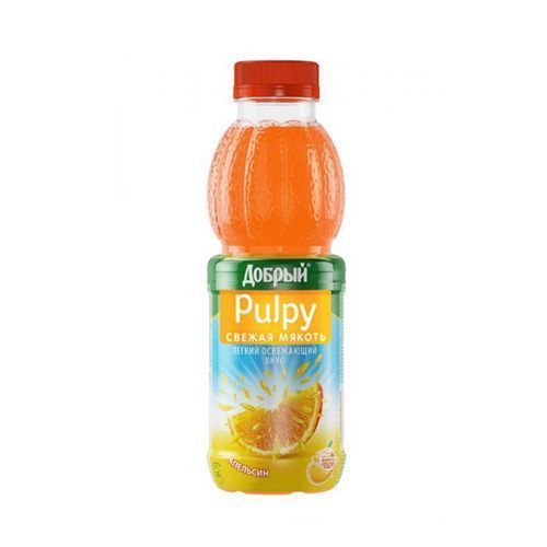 Сок "Добрый Палпи" 0.45 п/б Апельсин с мякотью