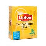 Чай черный 100 пак (Липтон) Желтая метка