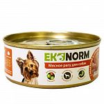 Корм для собак "Econorm" 100г ж/б Мясное рагу с индейкой и сердцем