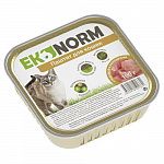 Корм для кошек "Econorm" 100г ж/б Паштет с индейкой и потрошками