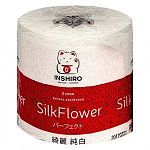 Бумага туалетная 1 рул 3-х сл (INSHIRO) "SilkFlower" (SF375)